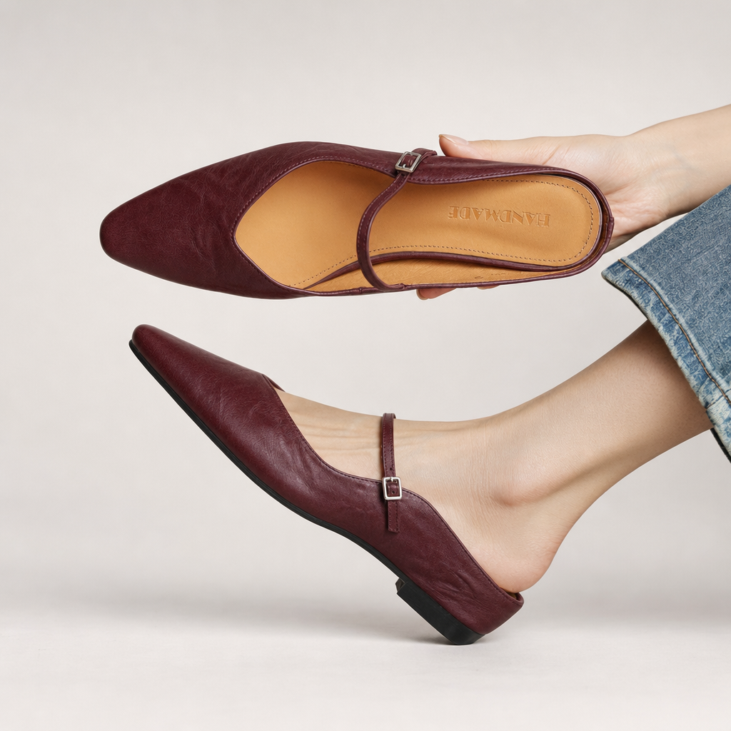 Renata | Mules in Genuine Leather