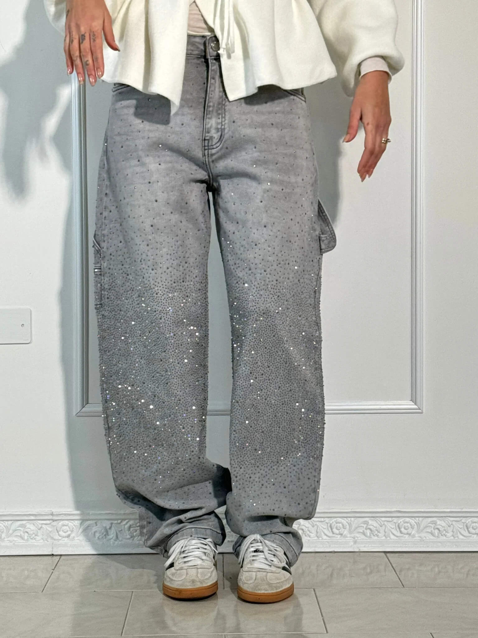 Lumi | Wide jeans for women – Fashion comfort with a sparkling accent