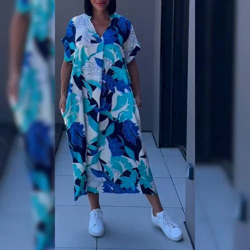 CLARICE | Elegant Floral Dress for a Graceful and Feminine Style