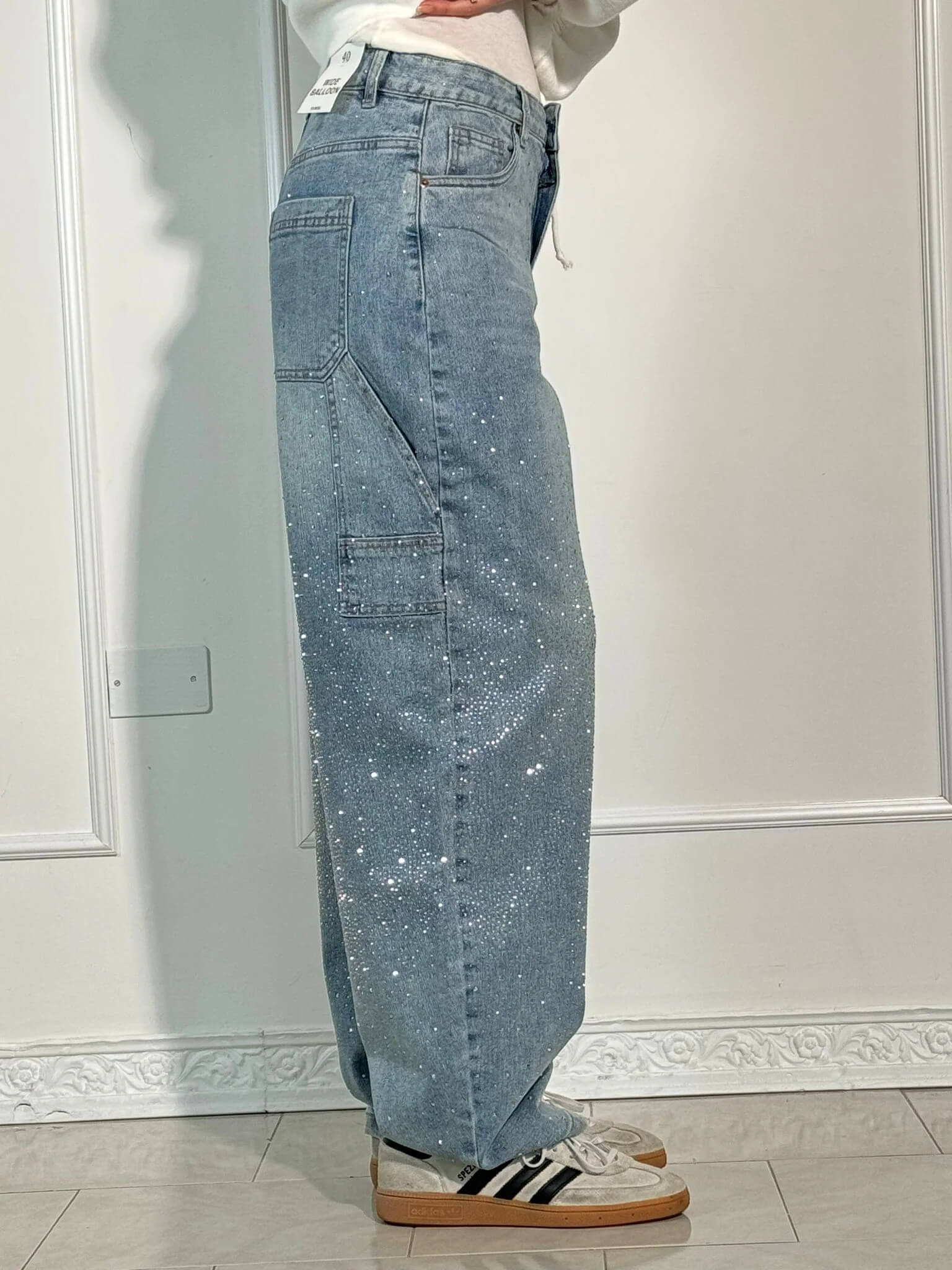 Lumi | Wide jeans for women – Fashion comfort with a sparkling accent