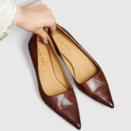 Nyah | Orthopedic Real Leather Heels
