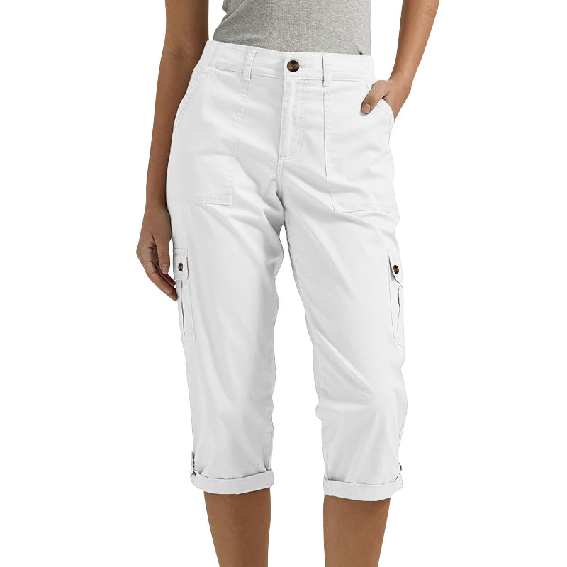 FRANCESCA | Capri Pants with Multiple Pockets and Comfortable Fit for Maximum Freedom of Movement