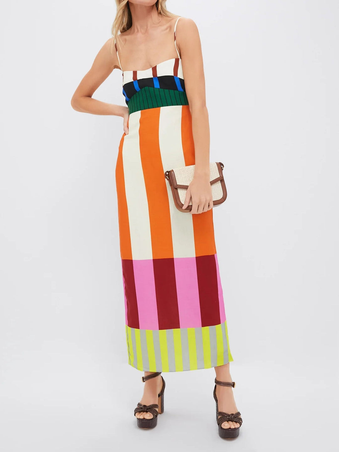 VITTORIA | Long Floral Dress with a Embracing Fit for Sunny Days
