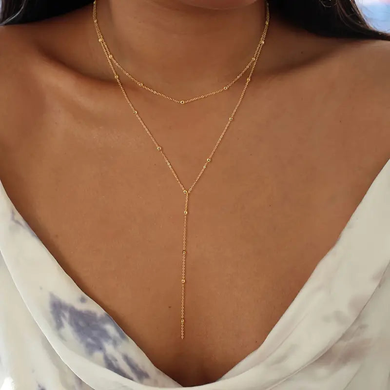 ELIN | Elegant Double Layer Women's Necklace