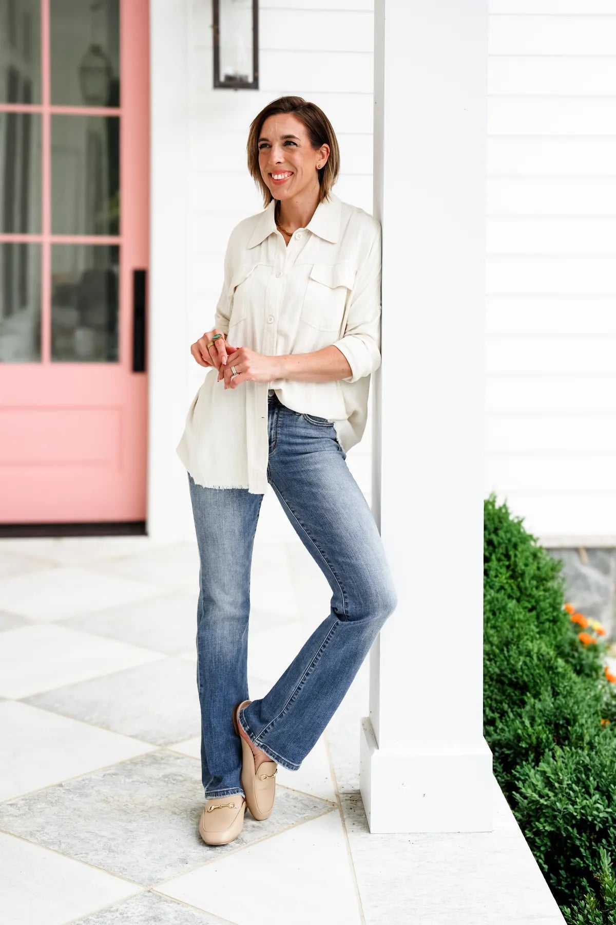 High-Waisted Sculpting Jeans FitCurve™