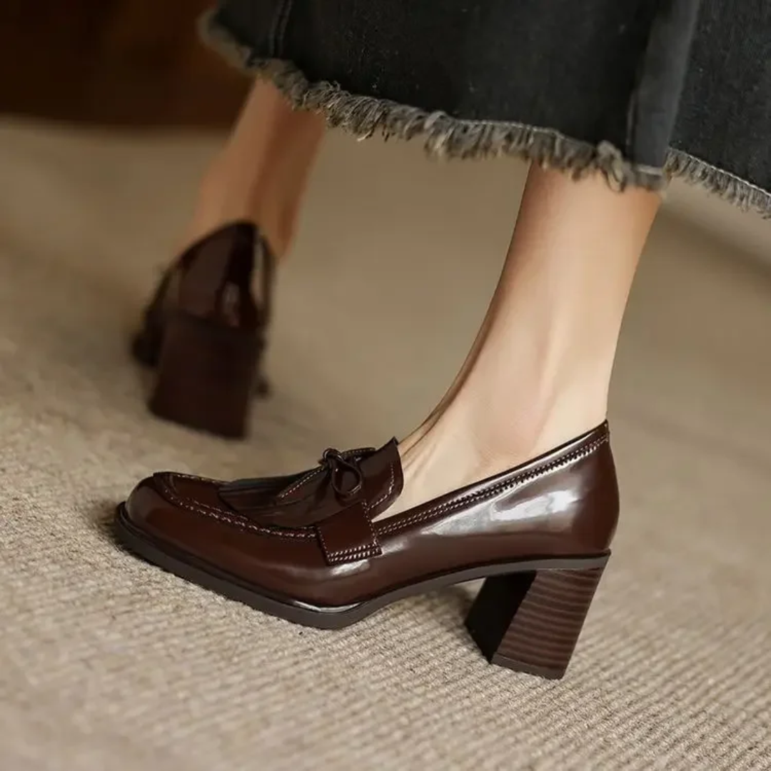 Loafer Real Leather Pumps