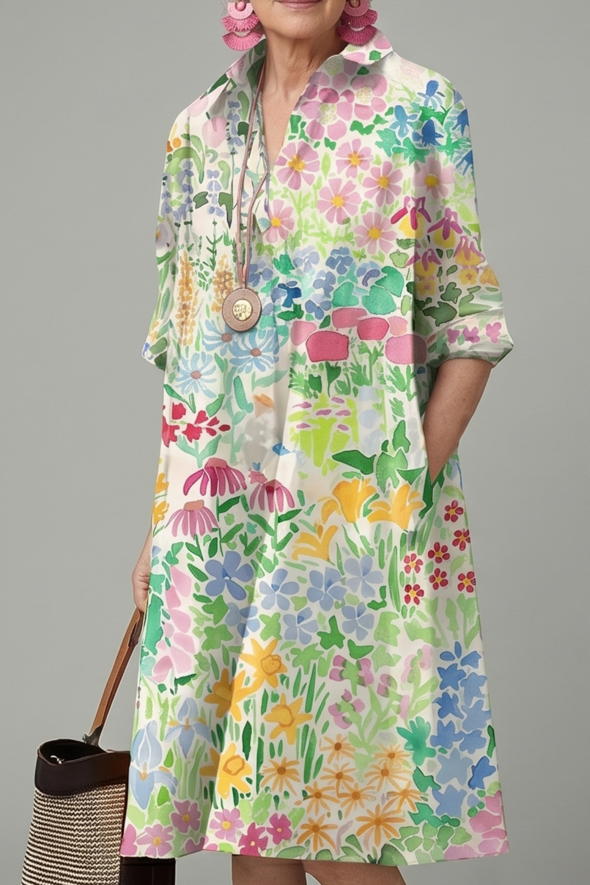 Paige | Elegant and refined midi dress