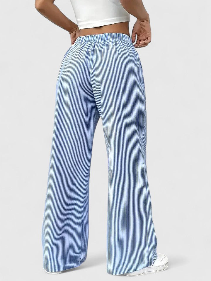 Dominique | Spacious and comfortable pants with elegant details