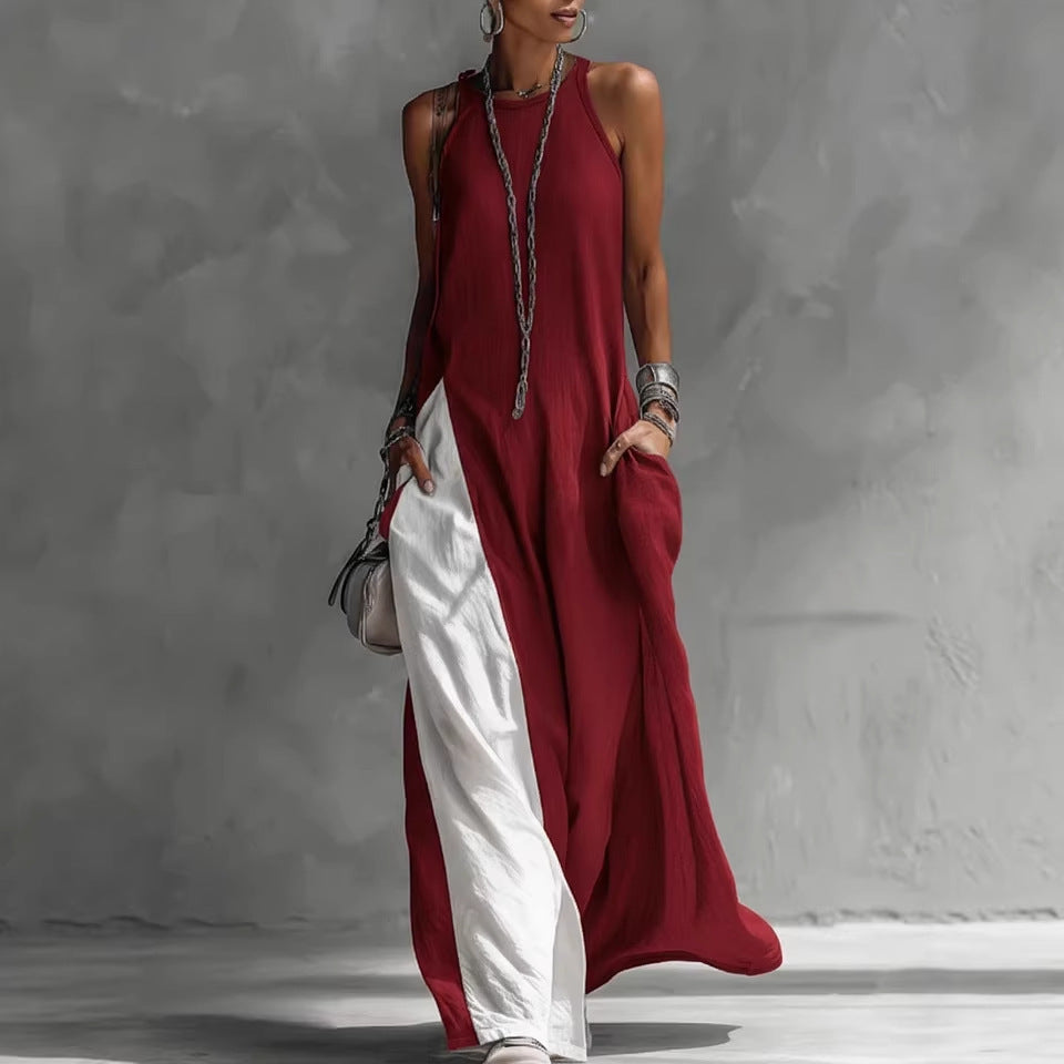 SAIGE | Airy Maxi Dress with Flattering Fit and Pockets