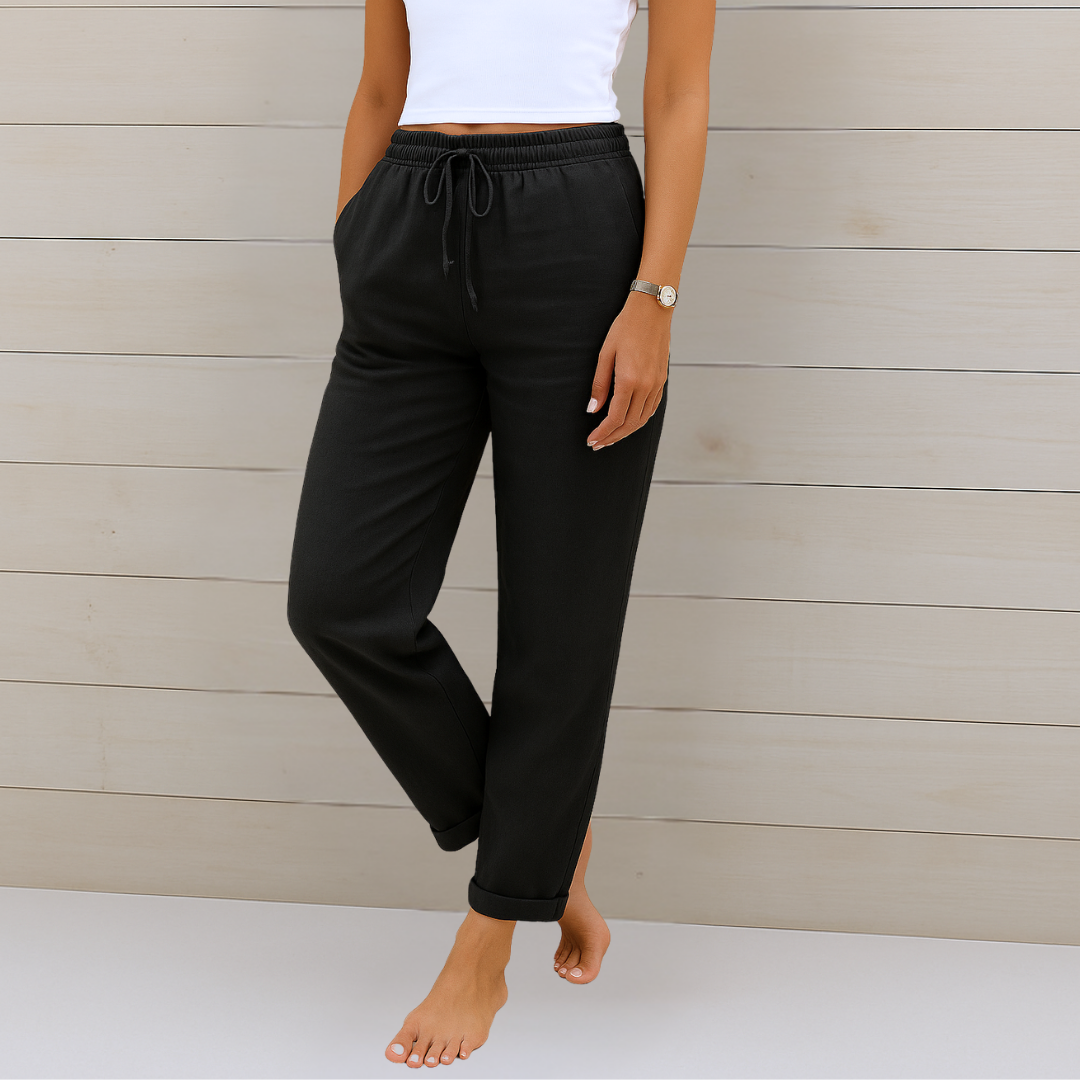 MAYLORA | Premium breathable linen stretch pants