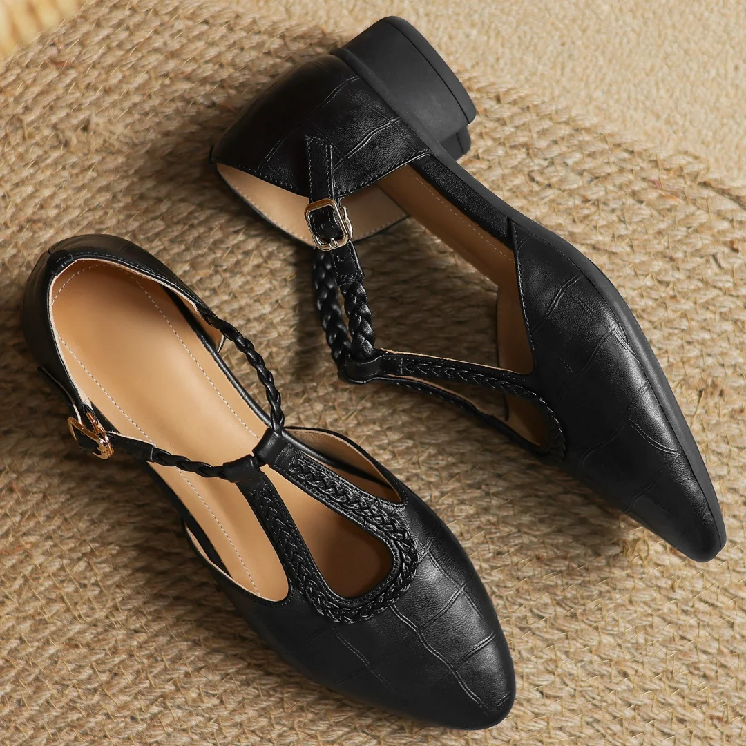 Real Leather Mary Janes