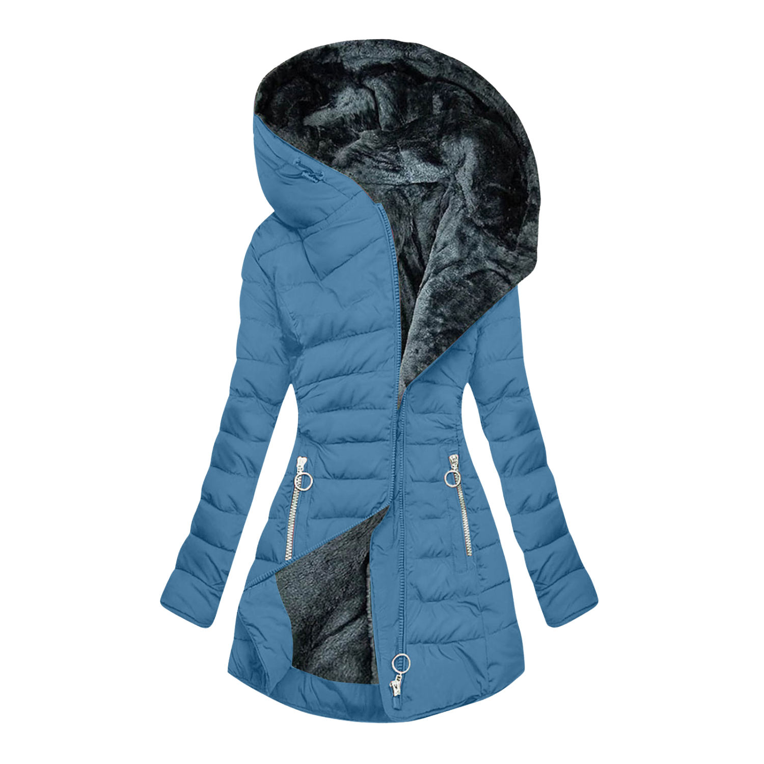 Giulia | Long Winter Coat with Thermal Protection and Elegant Daily Style