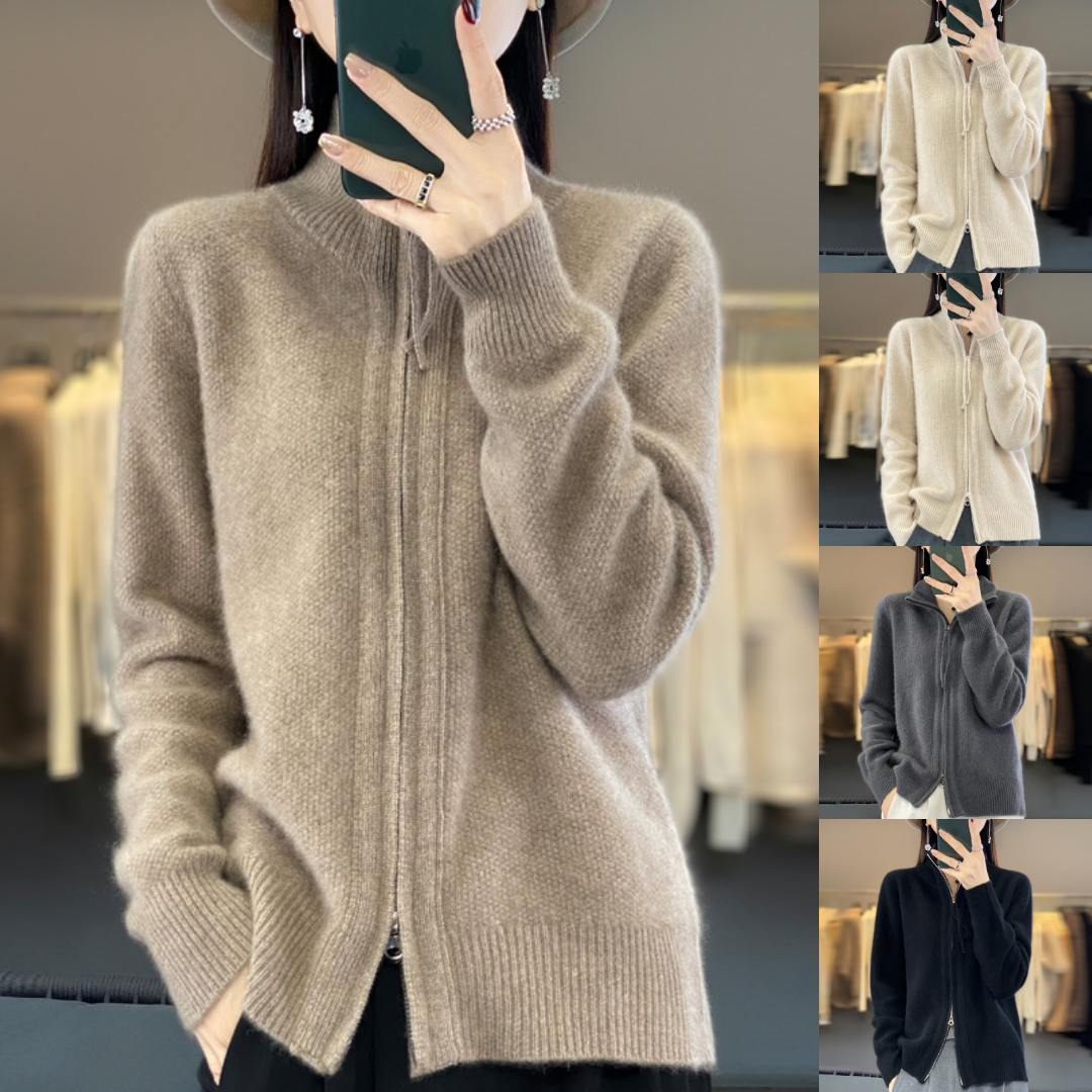 Luna Women's Zip-Up Cardigan Soft, Comfortable and Versatile for All Seasons