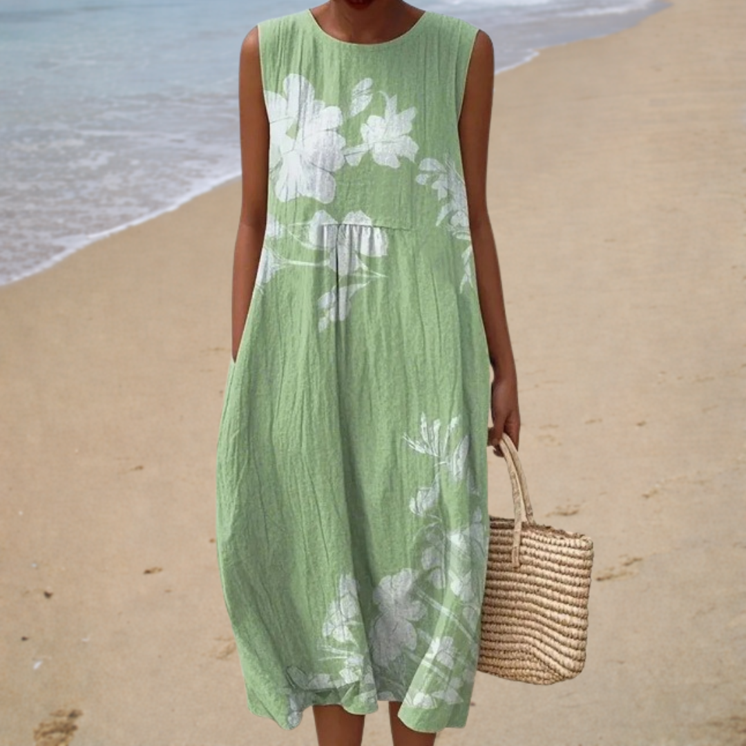 Marion | Natural Midi Dress