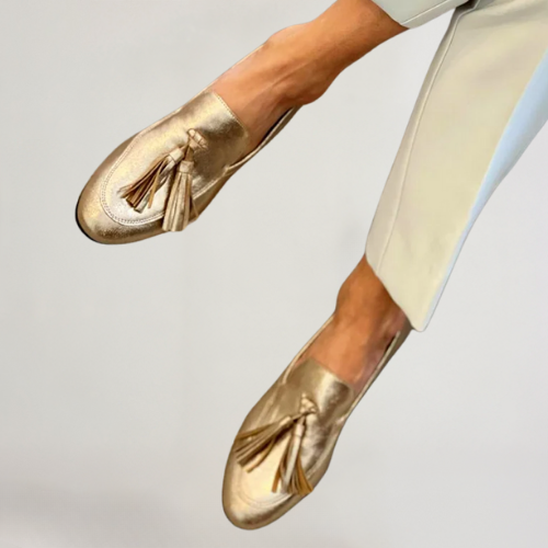 Donatella | Loafers with Golden Tassels