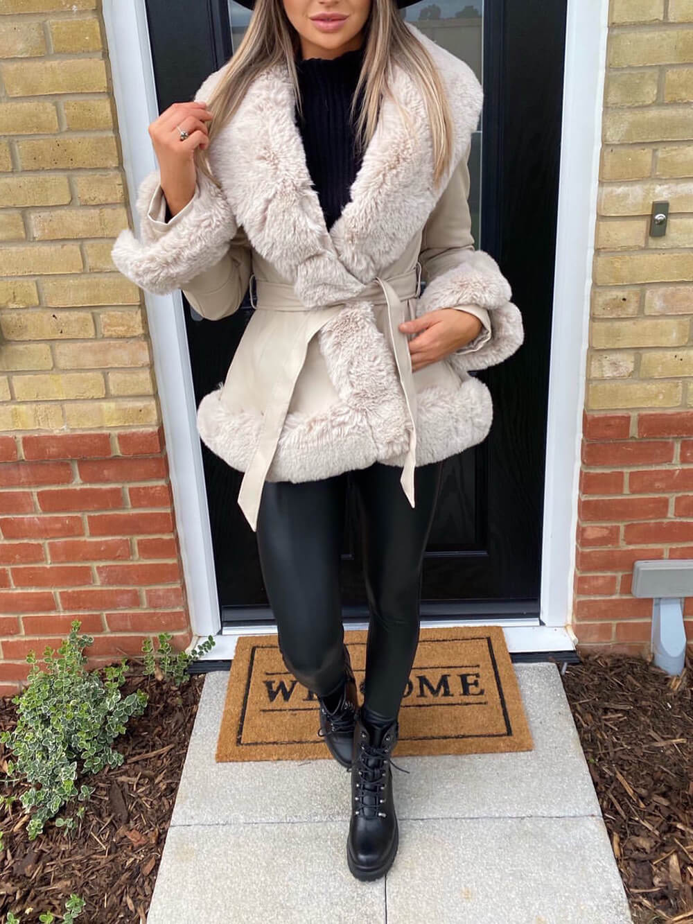 Freya Coat with Belt