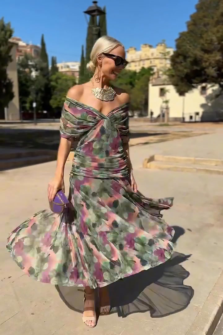 Hendrika | Coral Evening Dress