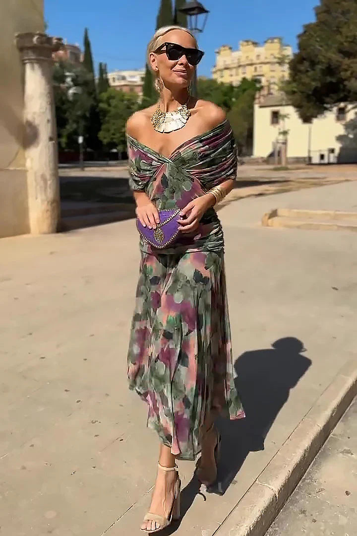 ISABELLA | Elegant Maxi Dress with Flattering Waist and Timeless Class