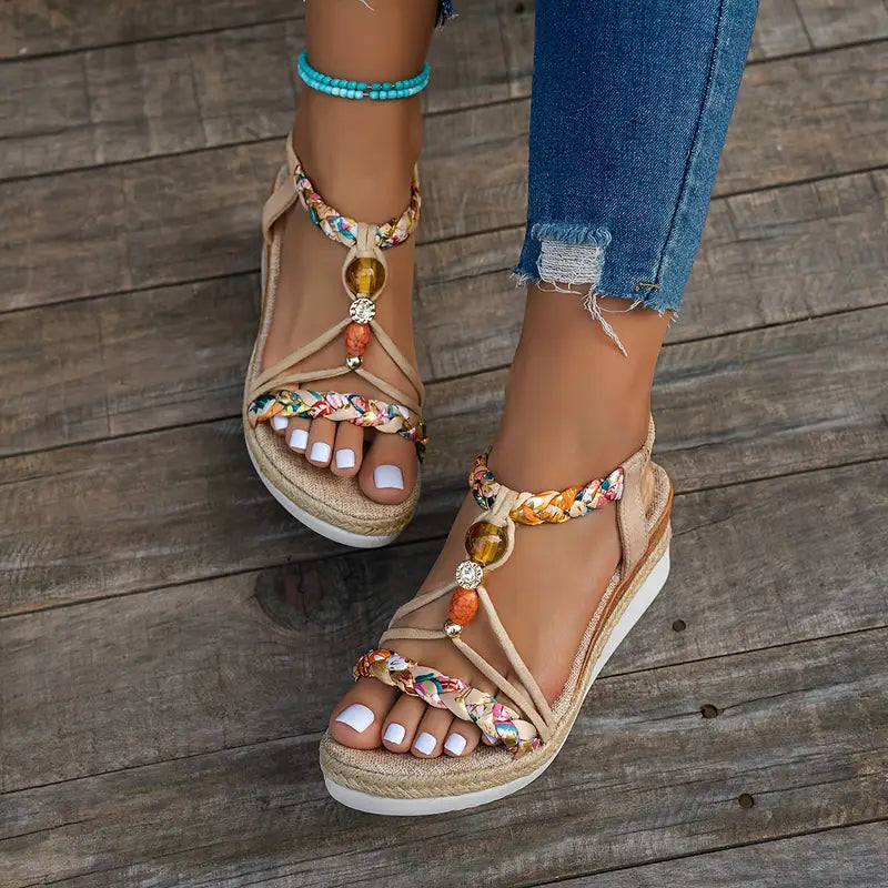 SANNE | Comfortable Low-Heeled Sandals for Every Summer Occasion
