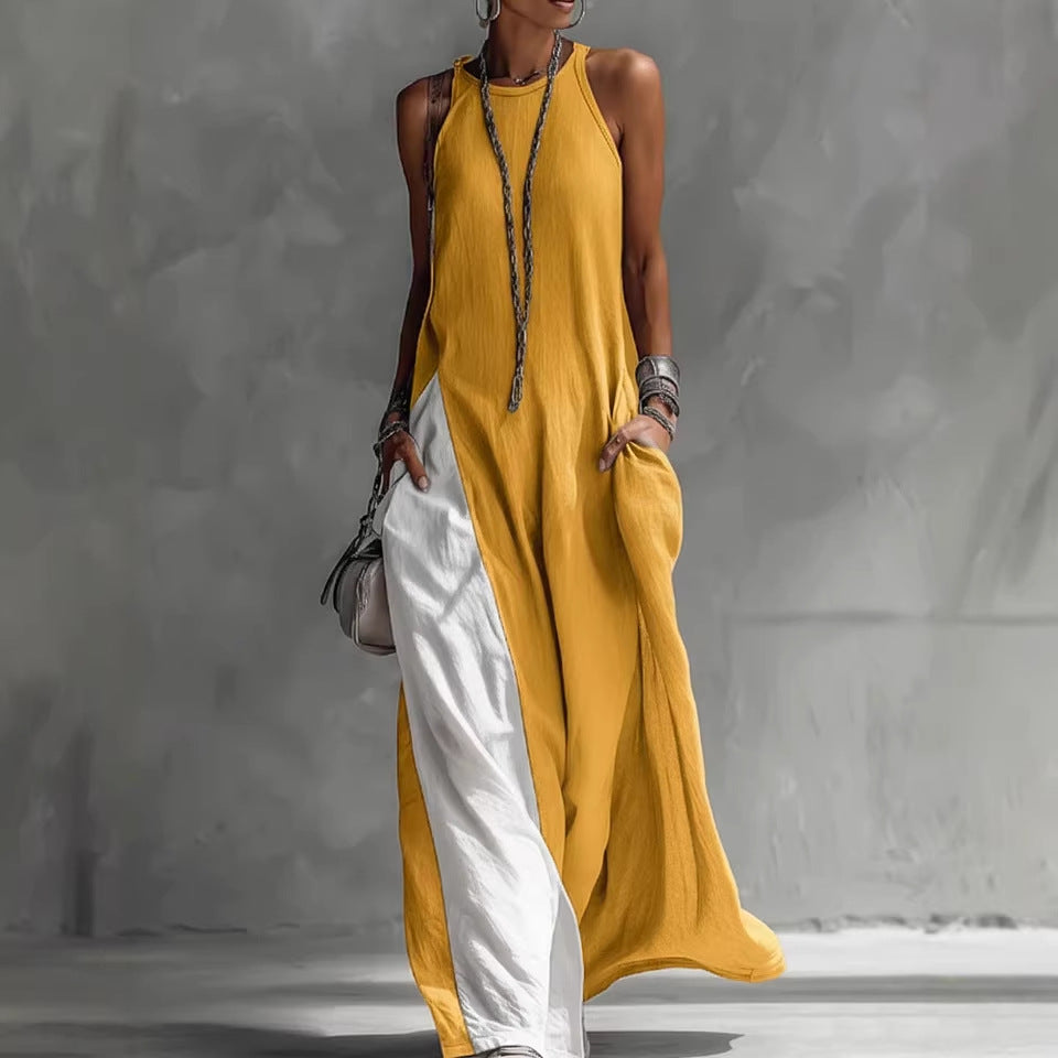 SAIGE | Airy Maxi Dress with Flattering Fit and Pockets