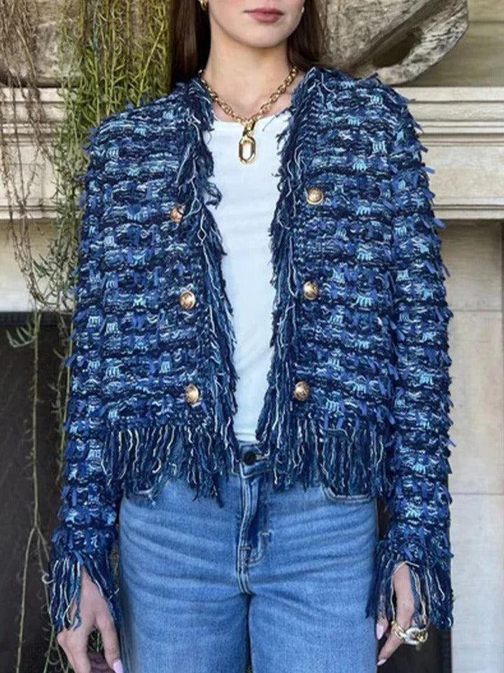 GABRIELLA | Elegant Jacket with Fringes, New Trend for a Refined Style and Daily Comfort