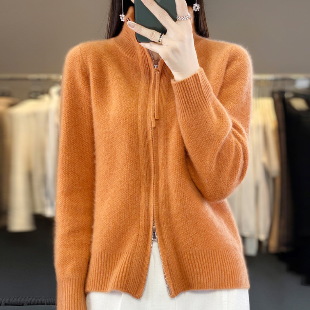 Luna Women's Zip-Up Cardigan Soft, Comfortable and Versatile for All Seasons