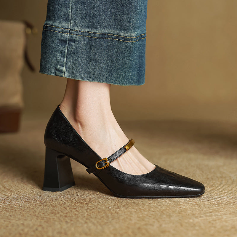 Marleon Leather Pumps