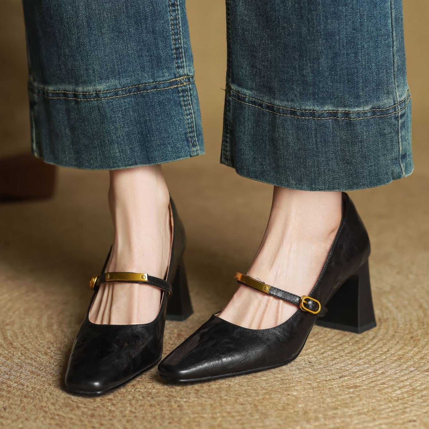 Marleon Leather Pumps