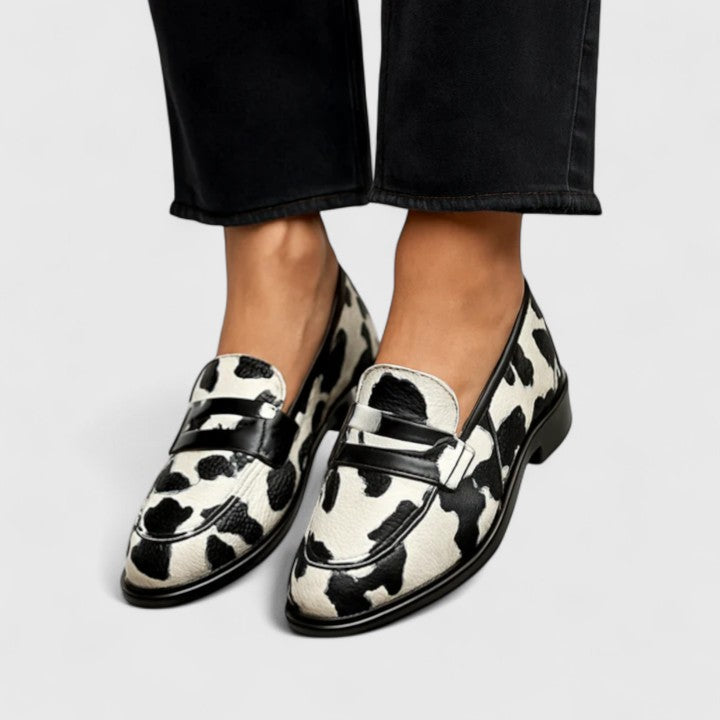 Valentina | Moccasin with Bold Print