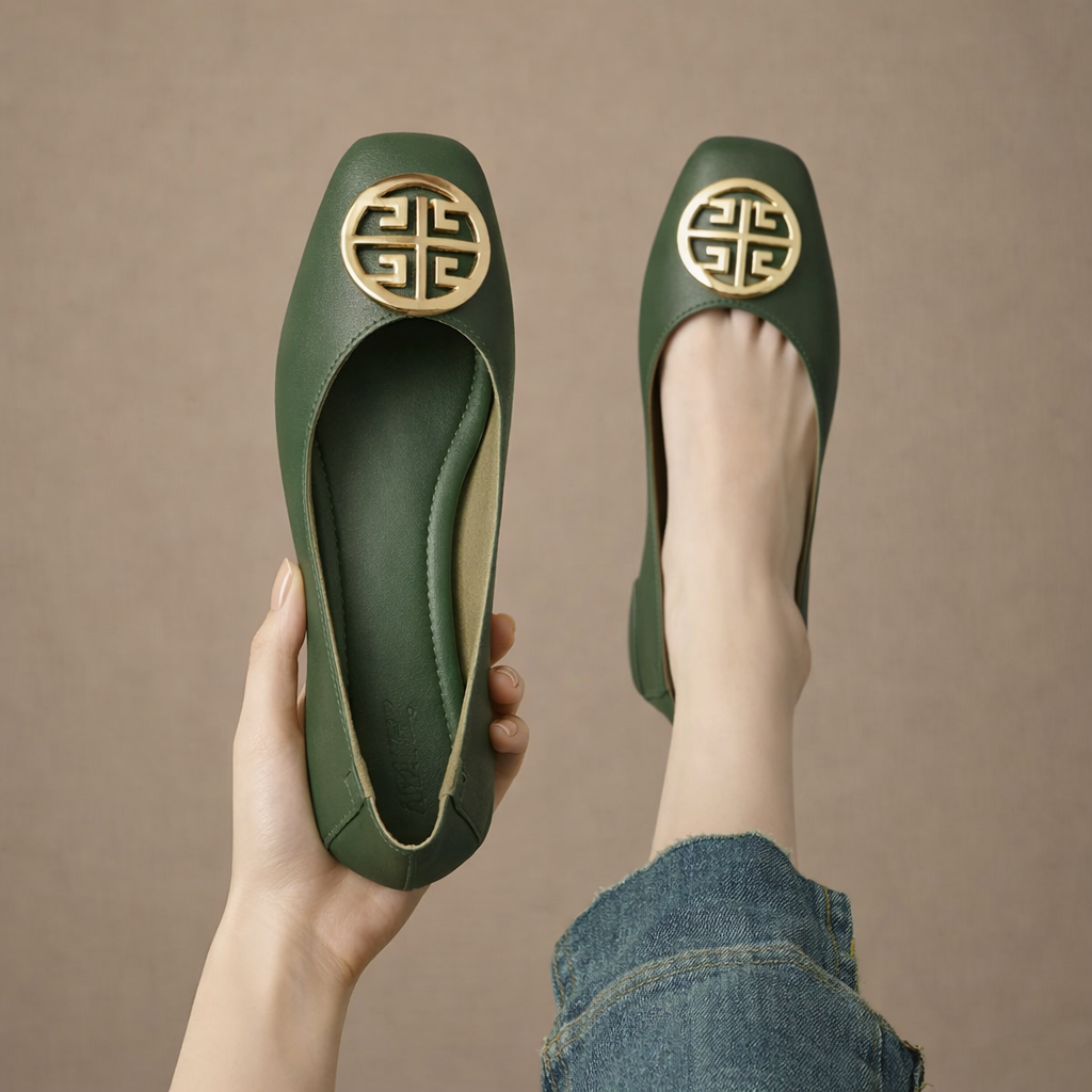 Orchard Leather Ballet Flats