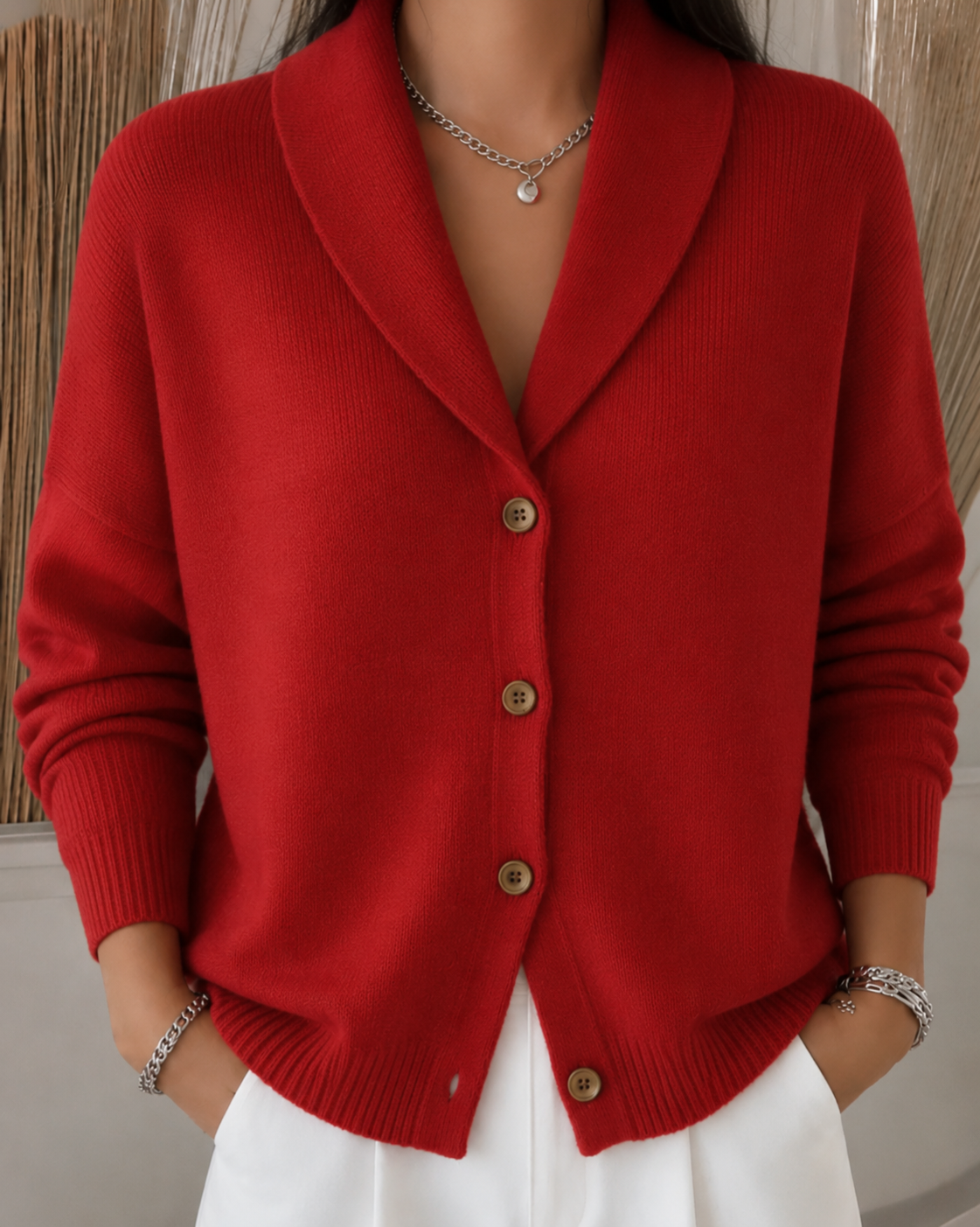 Sienna | Button Collar Cardigan