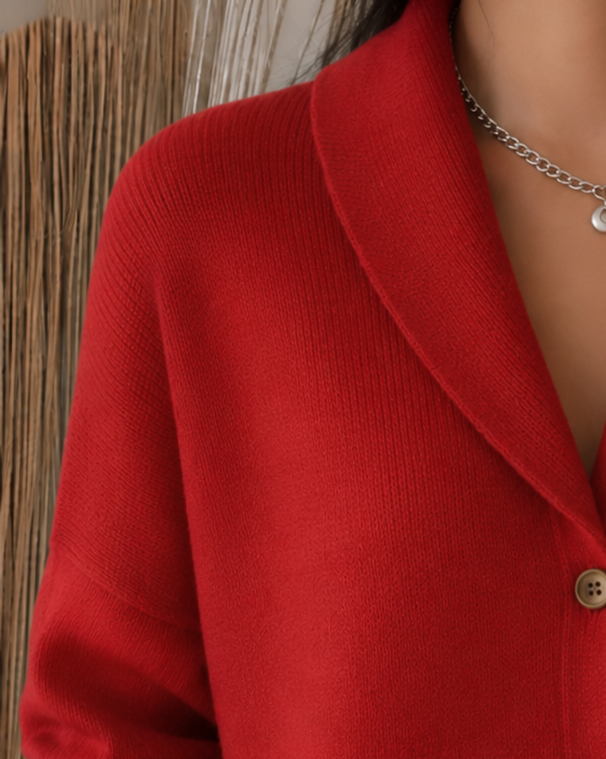 Sienna | Button Collar Cardigan