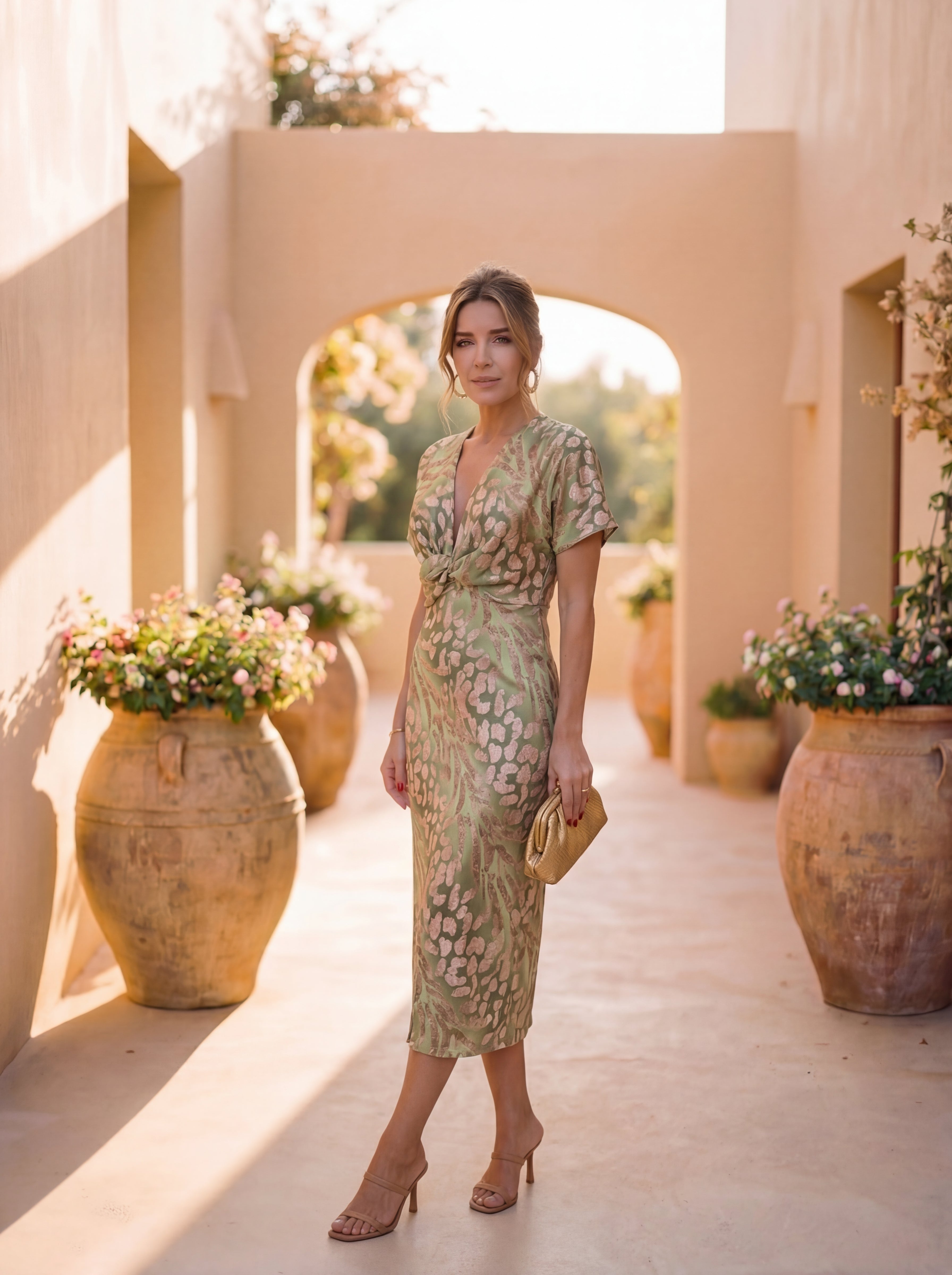 Antonella | Elegant dress in lightweight and fluid fabric