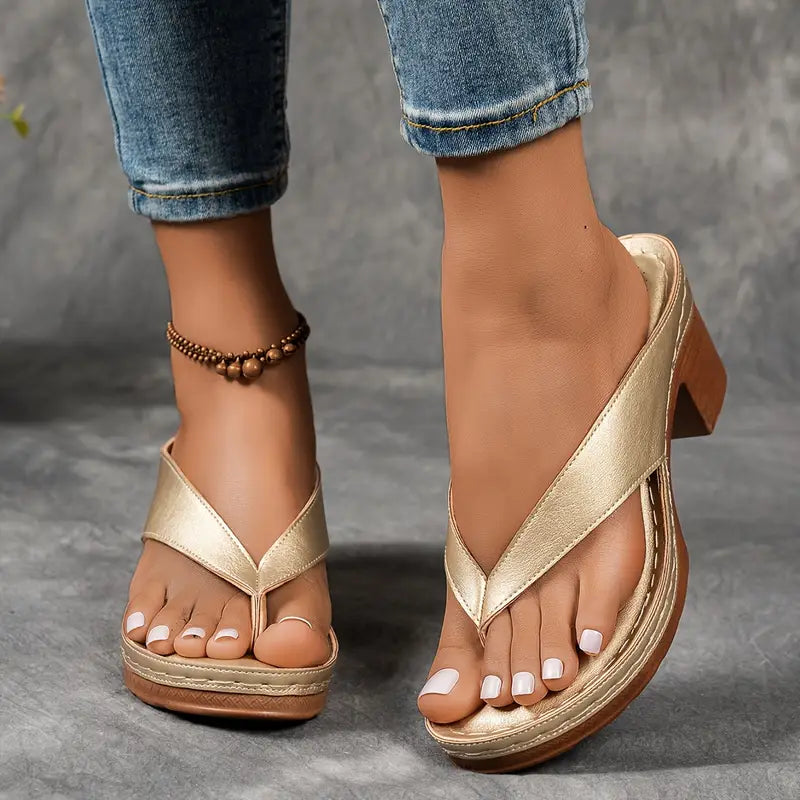 STELLA | Orthopedic Heel Sandals for Effortless Support & Timeless Chic