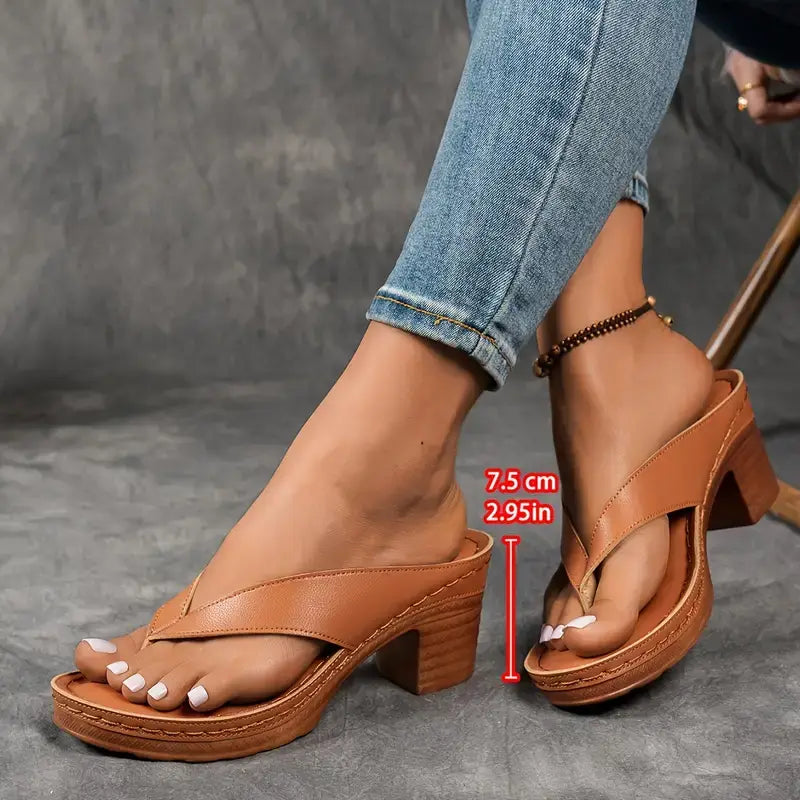 STELLA | Orthopedic Heel Sandals for Effortless Support & Timeless Chic