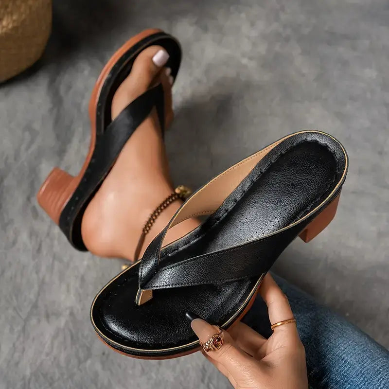 STELLA | Orthopedic Heel Sandals for Effortless Support & Timeless Chic