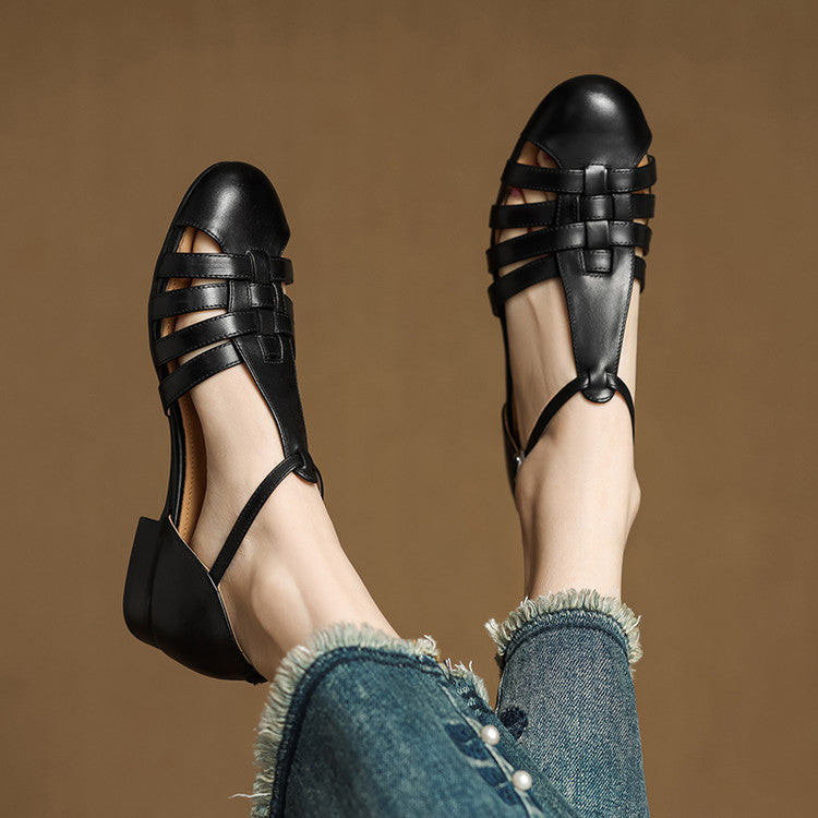 Genuine Leather Ballerinas Solene Dalia
