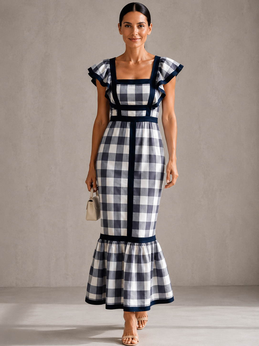 Dianne | Long Striped Dress