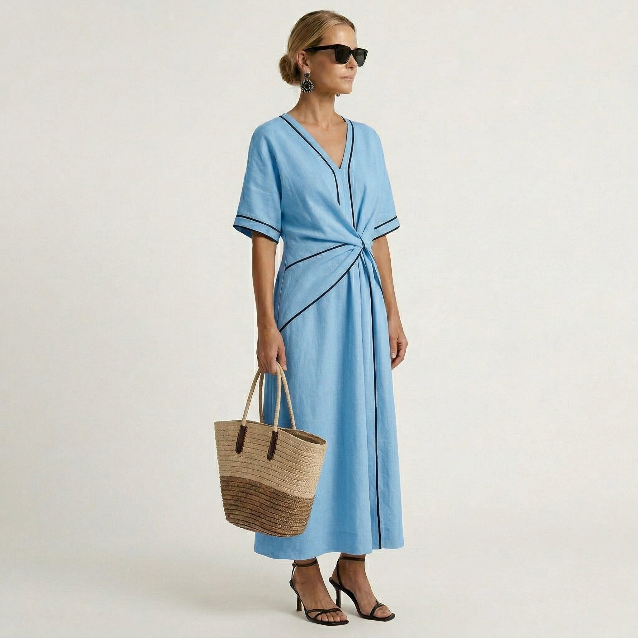 Mila | Elegant Dress with Flattering Waist and Vacation Chic