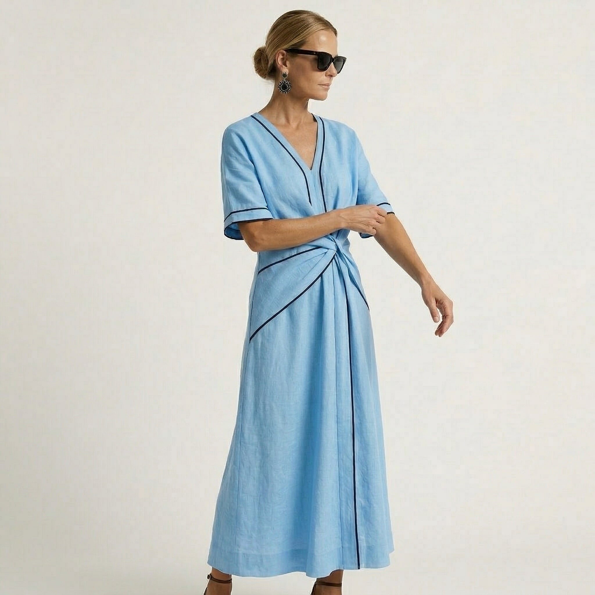 Mila | Elegant Dress with Flattering Waist and Vacation Chic