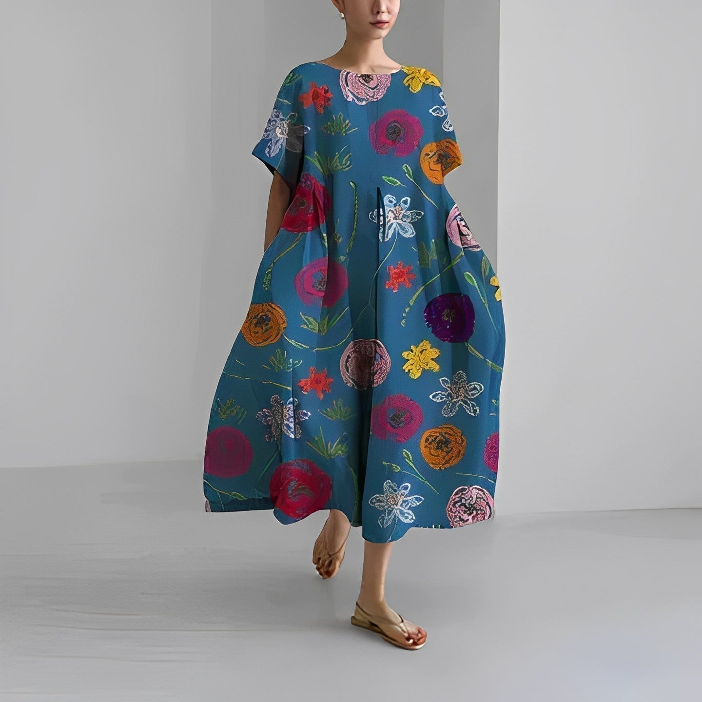 CÉLESTINE | Bohemian Flower Dress for a Natural and Romantic Style