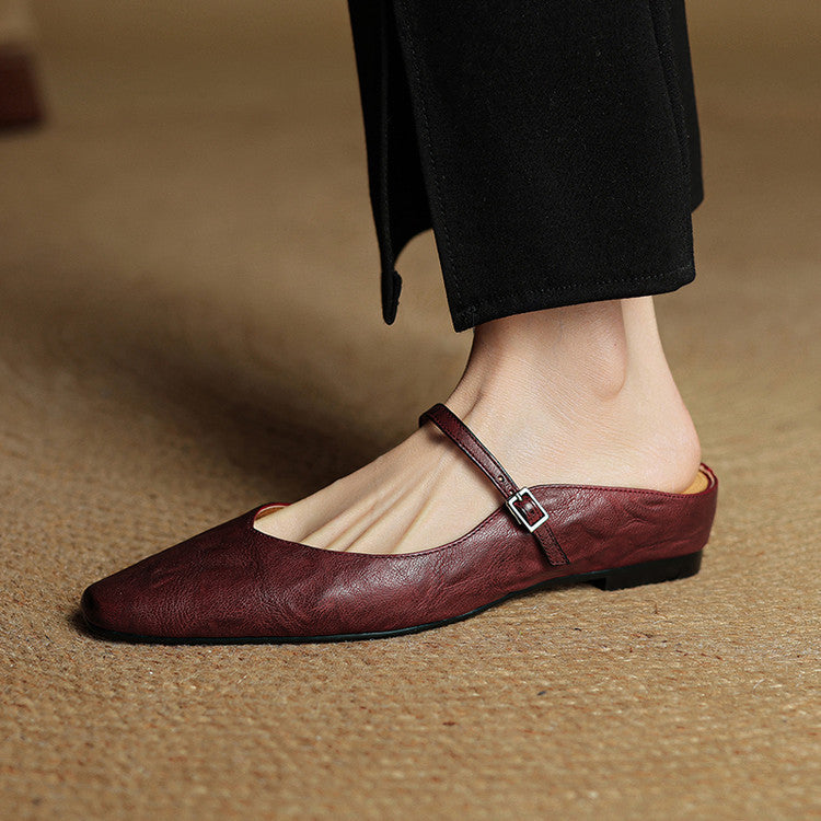 Renata | Mules in Genuine Leather