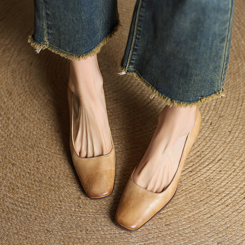 Elviera Leather Pumps