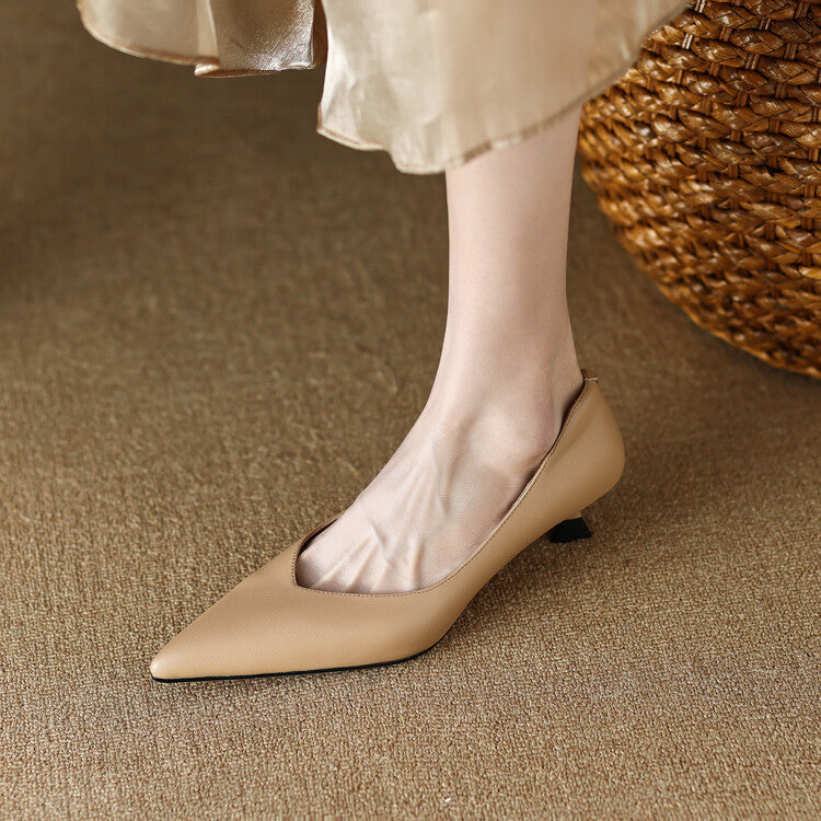 Glamour Line Real Leather Pumps