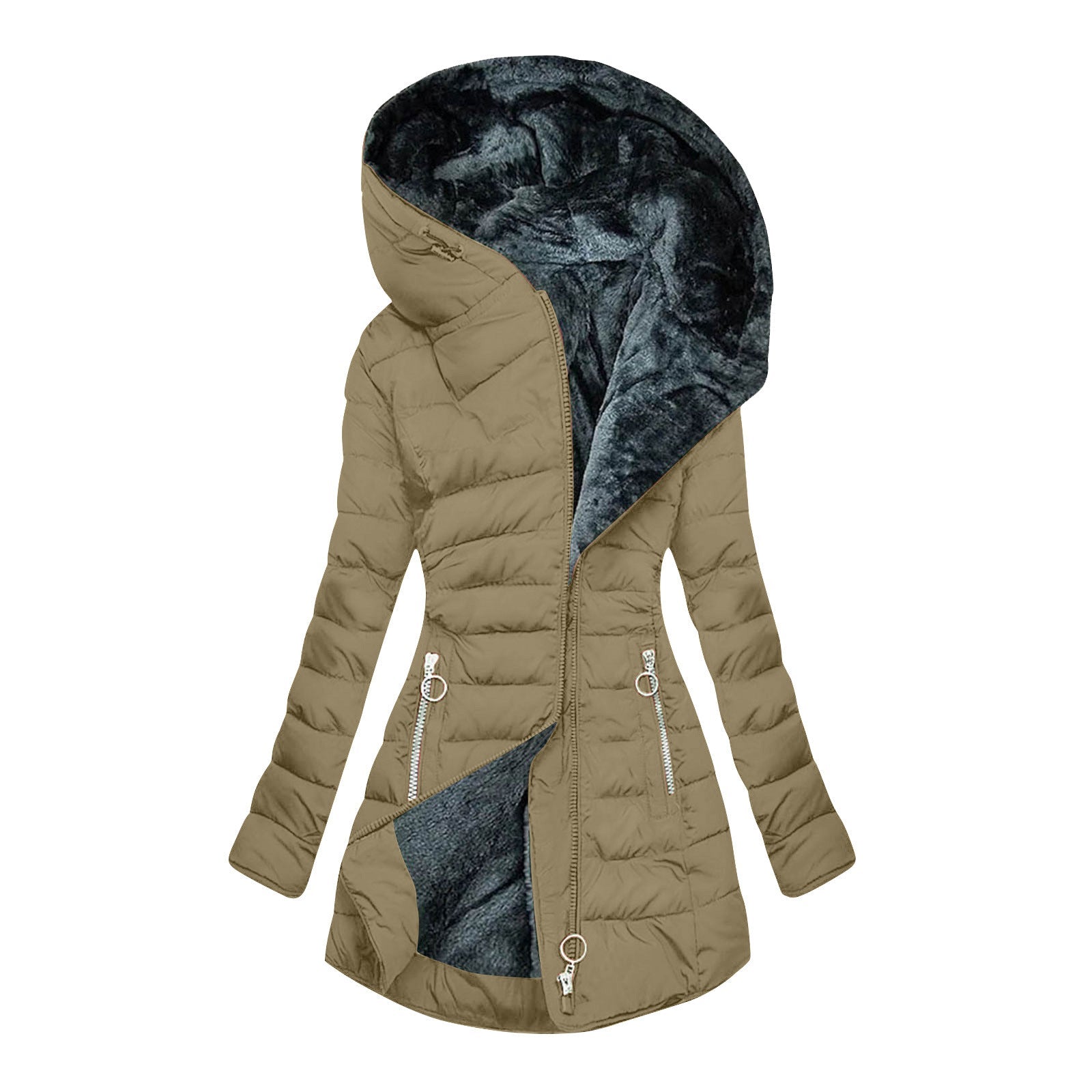 Giulia | Long Winter Coat with Thermal Protection and Elegant Daily Style