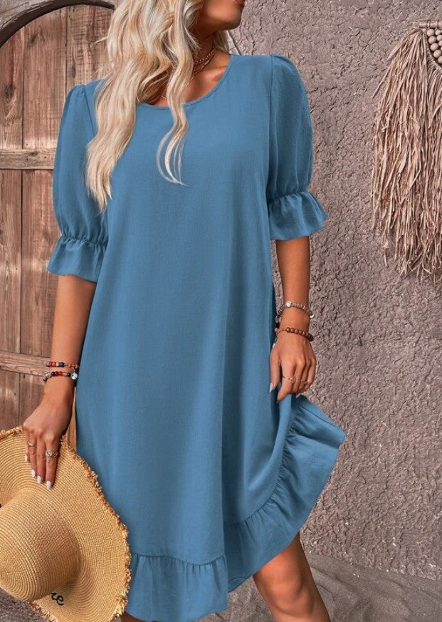 Sofia | Midi Dress with Flattering Line and Versatile Elegance for Day and Night
