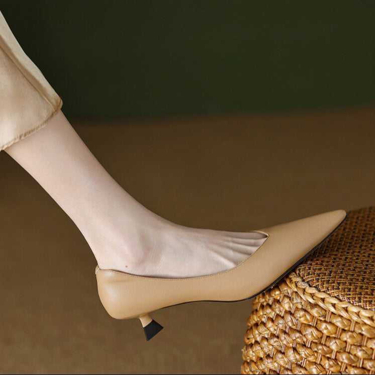 Glamour Line Real Leather Pumps