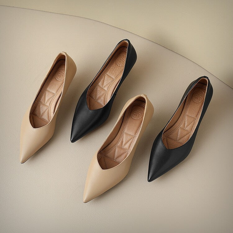 Glamour Line Real Leather Pumps