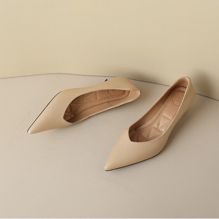 Glamour Line Real Leather Pumps