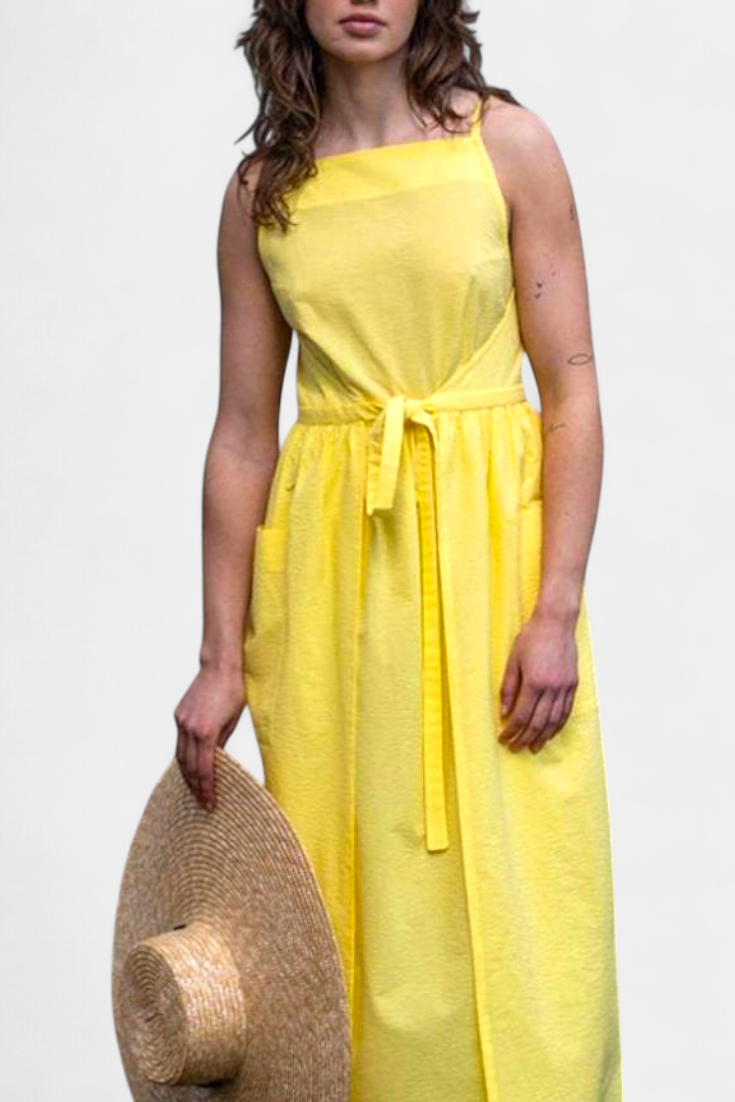 SERENA | Long Dress with Adjustable Straps for Romantic Style and Summer Comfort